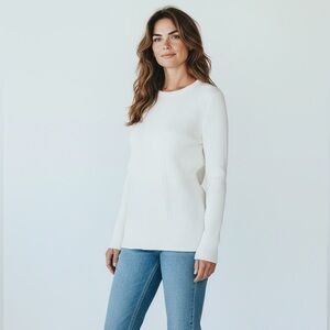 New with tags Style and Co Women’s Size Large Winter White Ribbed Sweater